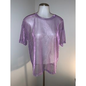 Lavender Sheer Top